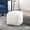 Off White, variant on Modern Multi-Color Pouf for Home / Polystyrene Filled, Spot Clean Only
