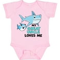 thumbnail image 3 of Inktastic My Great Uncle Loves Me with Cute Sharks Boys or Girls Baby Bodysuit, 3 of 5