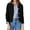 Black, variant on PrettyGarden Women's Cotton Knit Cardigan Sweater, Sizes S-2XL