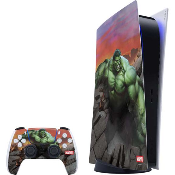 Skinit Marvel Enraged Hulk PS5 Digital Edition Bundle Skin