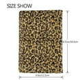 thumbnail image 3 of Pofeuu Gold Glitter Leopard Print Travel Document Organizer Passport Holder Men Women for Family (6.5 in x 4.5 in),Wallet Holder Credit Card Clutch Bag Case, 3 of 5