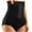 Black, variant on WMTBSRSW Women's Three Breasted High Waist Sahpewear Tummy Control Shaping Thong Adjustable Shapewear for Ladies