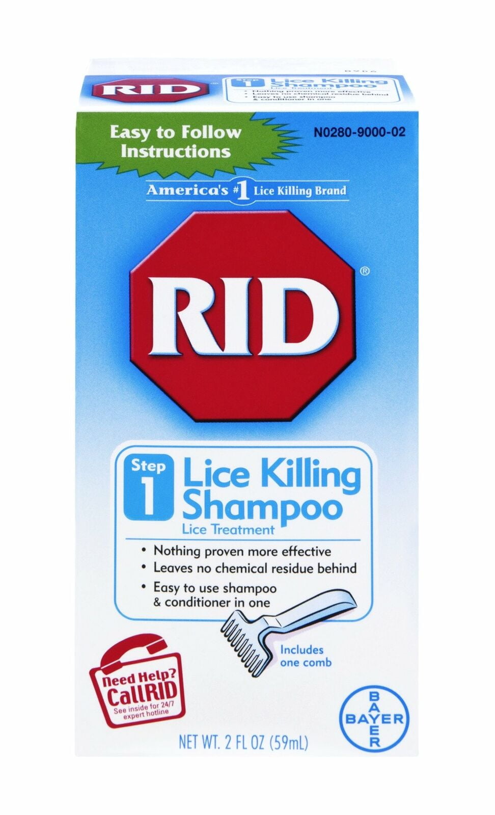 3 Pack RID Lice Killing Shampoo 8 oz