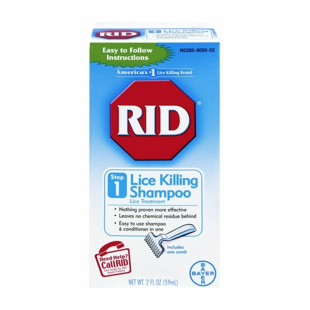 Pack - RID Lice Killing Shampoo 8 oz - Walmart.com