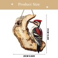 thumbnail image 3 of Vintage 2D Bird Wooden Signage, 2D Bird Wooden Hanging Ornament, Handmade Boxwood Bird Wall Hanging, Rustic Farmhouse Style Wall Decor Bird for Indoor & Outdoor 1Pcs, 3 of 6