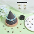 thumbnail image 4 of 40Pcs Honey Bee Charms Gold Bees Charm Alloy Enamel Rhinestones HoneyBee Small Insects Spring Charm for Jewelry Making Charms Supplies DIY Necklace Bracelet Earrings Crafts Adult colorful, 4 of 6