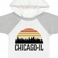 thumbnail image 4 of Inktastic Chicago Illinois Skyline Vintage Boys or Girls Baby Bodysuit, 4 of 5