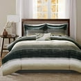 thumbnail image 2 of Madison Park MPE10-165 Essentials Saben Complete Bed and Sheet Set, Queen, Taupe, 2 of 5