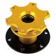 thumbnail image 2 of Adaptateur universel doré pour moyeu de volant de voiture, kit de démontage rapide pour adaptateur de course, 2 of 4