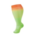 thumbnail image 3 of Pairs Plus Size Compression Socks for Men & Women - High Elasticity Leg Support,Striped Style Athletic Socks for Running, Outdoor Sports, Nursing Recovery (2XL-4XL), 3 of 6