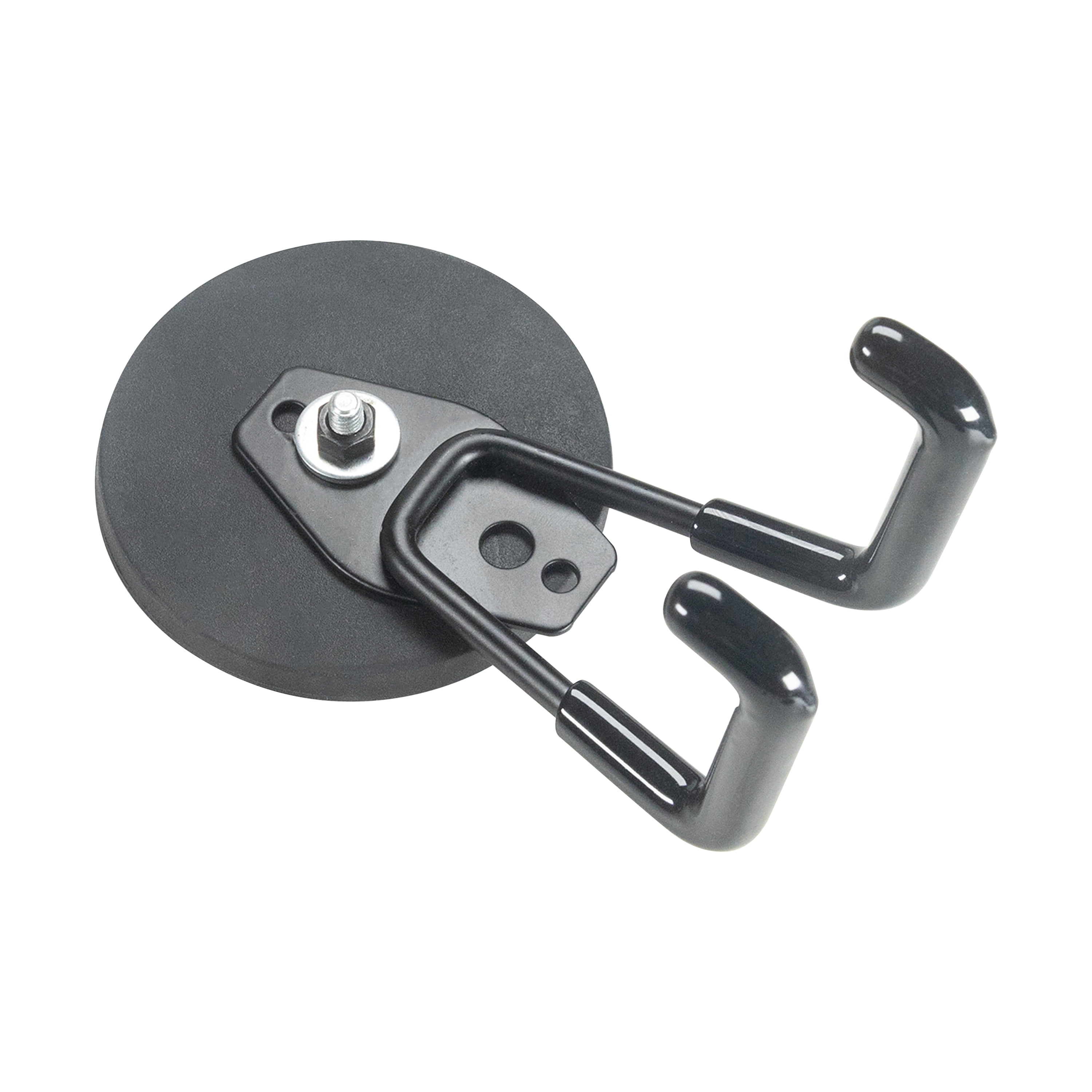 HFS(R)  Magnetic Hooks 88mm Diameter Strong Magnet with Rubber for Garage, Workshop 2pcs/Pack