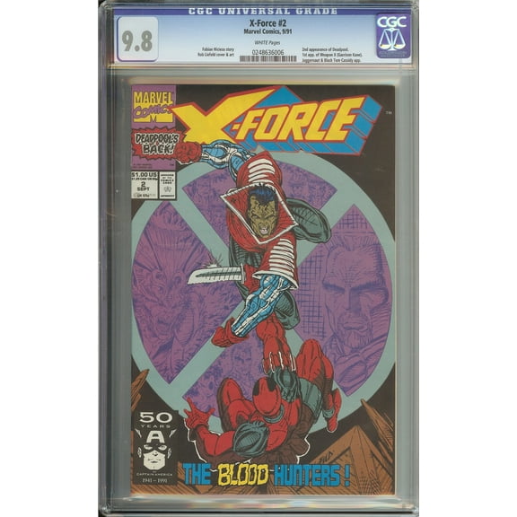 X-Force #2 - CGC 9.8 Comic Book