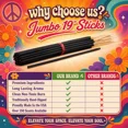 thumbnail image 2 of Frankincense Exotic Incense Sticks Jumbo 19 Inch Long - Bulk 1 Bundle 27 to 30 Sticks - Natural 19" Extra Large with A Smooth Aroma That Burns for 3 to 4 Hours Each., 2 of 16