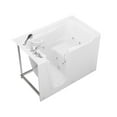 thumbnail image 3 of Meditub Collection 36 in. L x 60 in. W Whirlpool Jetted Bathtub with Left Drain in White with Powered Fast Drain, 3 of 4