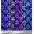 thumbnail image 1 of Soimoi Rayon Fabric Floral & Damask Ethnic Decor Fabric Printed Yard 42 Inch Wide, 1 of 3