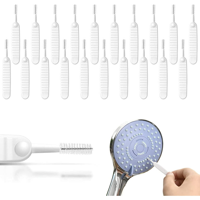 20P Shower Head Hole Cleaner, Cleaning Brushes for Handheld Shower  Head,Multifunctional Gap Hole Anti-Clogging Nylon Pore Gap Brush for Shower