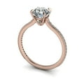 thumbnail image 2 of 2.40 Ct Brilliant Round Cut Diamond Bridal Rings Solid 18K Rose Gold, 2 of 5