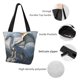 thumbnail image 4 of Fotbe Mountain White Dragon Bolsa de Playa con Estampado, Bolsa de Hombro, Bolsa de Mano Espaciosa, Bolsa de Viaje Ligera, Bolsa de Compras Versátil, 4 of 6