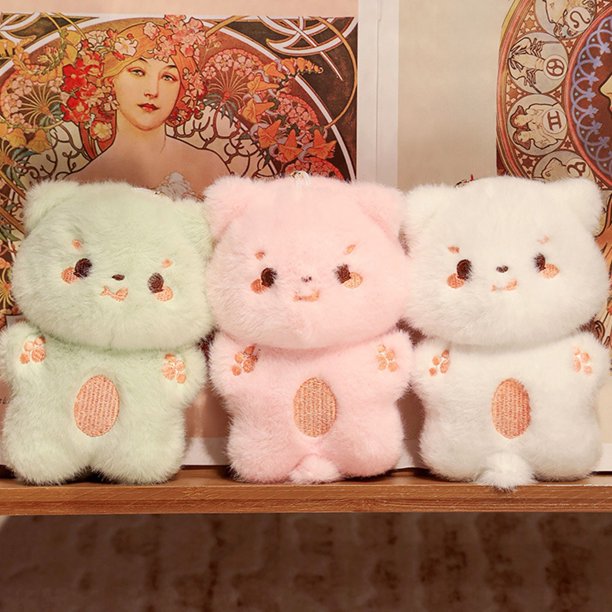 Ganfancp 4 Pulgadas Cute Kitty Colgante Muñeca con Llavero Niño y Niña Regalos de Cumpleaños de Vacaciones Decoración Del Bolso Colgante Decoración Del Dormitorio Ofertas Del Día Liquidación 1* Muñec