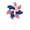D Type, variant on 10 Pack Patriotic Pinwheels, American Flag Pinwheels, Wind Spinners for Yard for 4th of July Decor, Memorial Day Decor, Patriotic Outdoor Decor