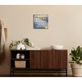 thumbnail image 4 of Man Cave Rules Blue Woodgrain 12 x 12 Glass Wall Hanging Sign, 4 of 4