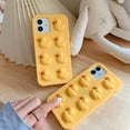 thumbnail image 2 of Yellow Duck Shockproof Silicone Phone Case for Iphone 6 6s 7 8 plus X XR XS 11 12 13 Pro Max Back Cover Reliver Stress, 2 of 6