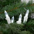 thumbnail image 2 of Northlight 50-Count Pure White LED Mini Christmas Lights, 16.25 ft White Wire, 2 of 6