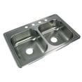 thumbnail image 4 of Transolid 33'' L x 22'' W Double Basin Drop-in Kitchen Sink, 4 of 6