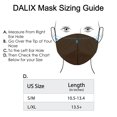 thumbnail image 5 of DALIX Skin Tone Cloth Face Mask 3 Layer Filter Pocket Nose Piece in Truffle - S-M, 5 of 6