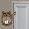 thumbnail image 4 of gato Puerta Carillón Timbre colgante Decoración Campana Sonido Carillón Carillón Feng Shui para negro CUTICAT Carillón de viento, 4 of 8