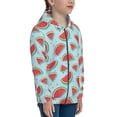 thumbnail image 5 of Kdxio Watermelon Pattern Kids Boys Girls Zip Up Hoodie 3D Printed Hooded Sweatshirt Hoody Coat with Pocket 7-12 Y-Small, 5 of 6