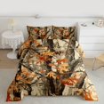 thumbnail image 2 of Homewish Autumn Leaves 2pcs Bedding Comforter Set For Teens Boys Girls,Botanical Plants Twin Comforter Sets,Tree Branches Breathable Bedding Set,Super Cozy Room Decor,Reversible, 2 of 8
