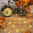 thumbnail image 3 of Maple Leaf Pumpkin String Lights Christmas Thanksgiving Fall Garland with Lights Indoor Outdoor Decorations, 3 of 5