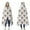 White Highland Cow, variant on Wearable Blanket,White Highland Cow Flower Pattern Hooded Wearable Flannel Blanket for Adults & Teens,Winter Poncho Shawl Wrap Cape Cozy Anti-Pill,50"x60"