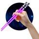 thumbnail image 1 of Espadas láser ChopSabers Light Up de Chopstick, 1 par, color morado, 1 of 7