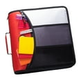 thumbnail image 6 of Case•It, Mighty Zip Tab, 3-inch Zipper Binder, W/ File Folder, Assembled Product Height 13",Red, D-156-B, 6 of 6