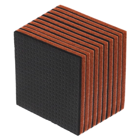 Minkissy 16Pcs Black Eva Furniture Pads Non Slip Chair Leg Sliders Floor Protectors for Home