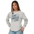 thumbnail image 4 of Shine Embrace Autistic Awareness Long Sleeve TShirt Men Women Brisco Brands M, 4 of 6