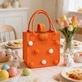 thumbnail image 3 of Japceit Easter Carrot Treat Bags 6 Pack, Felt Candy Pouches, Orange Carrot Shape Party Favors, Spring Egg Hunt Goodie Bags, 3 of 6