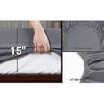 thumbnail image 2 of Full Bed Sheets Set - 4 Piece Bedding - Brushed Microfiber (gray), 2 of 4