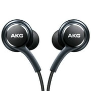 OEM High-Quality AKG USB-C Headphones Wired Type C Earbuds In-Ear with in-line Remote & Microphone Compatible with Samsung Galaxy S10 S10+ S10e S20 S21 S22 S23 Ultra Note9 Note10 Note20, Black