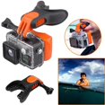 thumbnail image 4 of Juego de soporte bucal Boquilla flotante subacuática Correas de hombro para surf portátil Conector Patinaje ligero Snowboard Accesorios para cámara Bite Surf para GOPRO Hero 7 6 5, 4 of 5