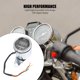 thumbnail image 1 of COMPUKAS Motorcycle Gauge Plated Silver Metal Lightweight Portable LED Display Weatherproof, 1 of 8