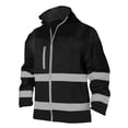 thumbnail image 1 of Chamarra Polar Thermic de trabajo impermeable con reflejante alta visibilidad Negro Bk Safety products talla Extra Grande, 1 of 8