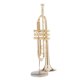 thumbnail image 4 of 1/6 Miniaturas de Casas de Muñecas Modelo de Trompeta de Metal Instrumento Musical Accesorio Sunnimix Dollhouse Miniatures Trumpet, 4 of 8