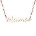 thumbnail image 2 of FENGGHAO Mothers Day Mama Alphabet Necklace Simple Hand Painted Letter Pendant Alloy Dainty Clavicle Chain Jewelry Gift for Mom, 2 of 7