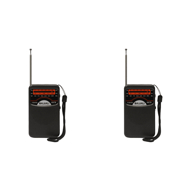 Radio Digital Bolsillo Doble Banda SW/AM/FM Pantalla LCD (KK78)