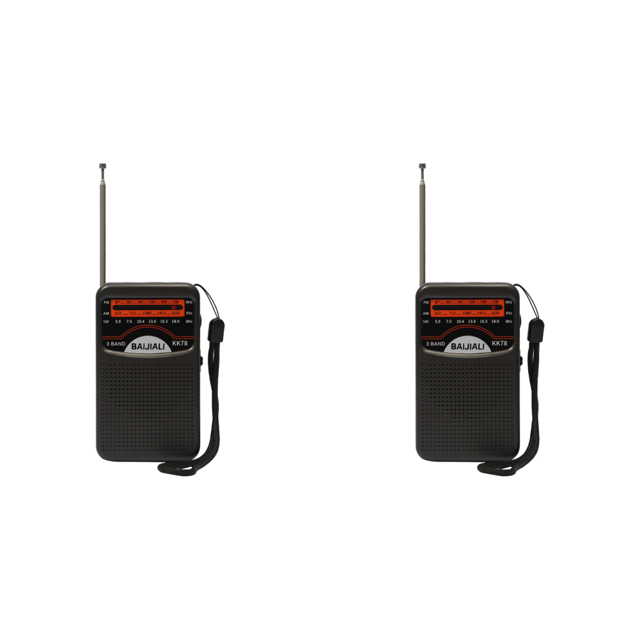 Radio Digital Bolsillo Doble Banda SW/AM/FM Pantalla LCD (KK78)