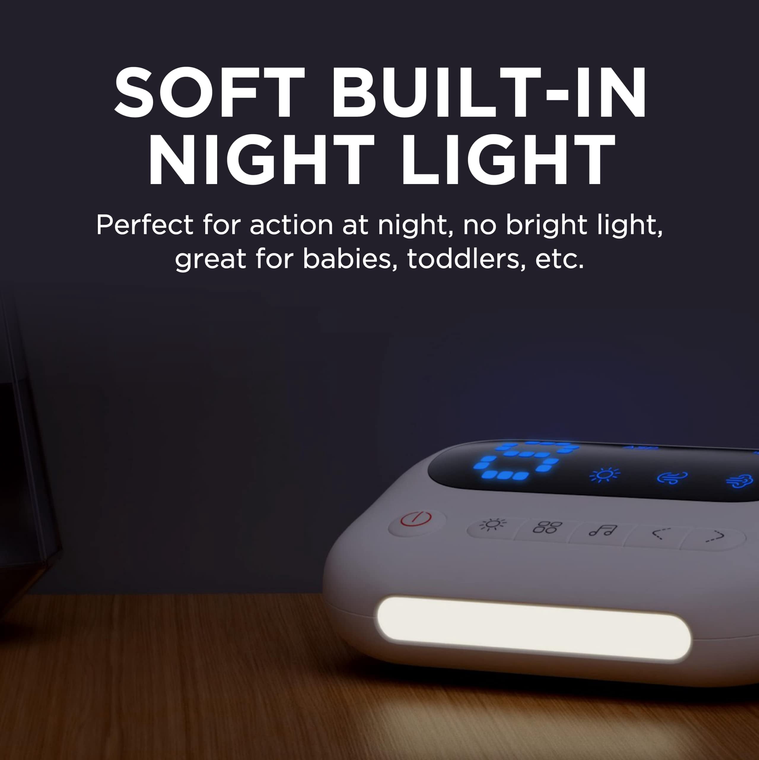 LittleTora Pro Baby Nasal Aspirator - Built-in Music & Night Light - Rechargeable Nose Booger Sucker for Infants Babies Kids Toddlers - Snot Removal