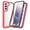 Pink, variant on JTCASES for Samsung Galaxy A05 Case with Built-in Screen Protector, 2-Layer Shockproof Back Shell Rugged PC Soft Silicone Bumper Drop Resistant Transparent No-slip Cover, ,Darkblue
